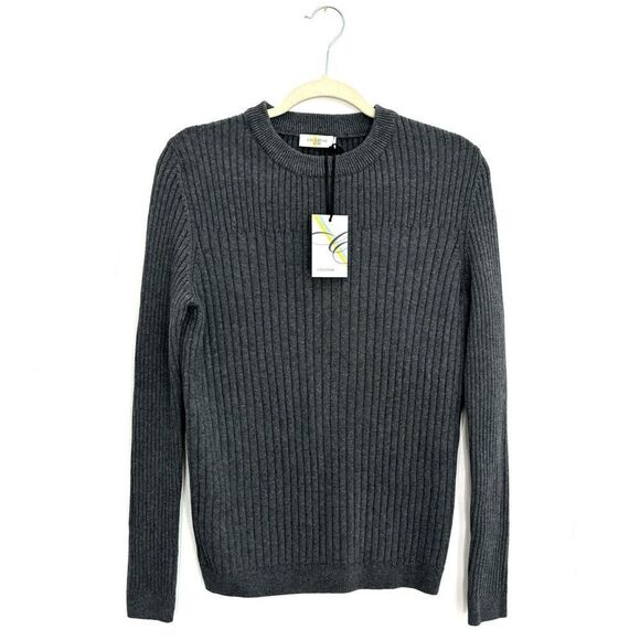 NWT CALLIDAE The ribbed crewneck cashmere blend Sweater - Picture 1 of 6